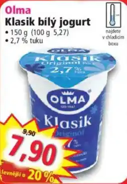 Norma Olma klasik bílý jogurt nabídka