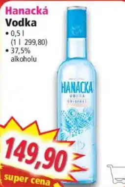 Norma Hanacka Vodka nabídka