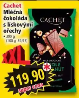Norma Cachet mléčná čokoláda s lískovými ořechy nabídka