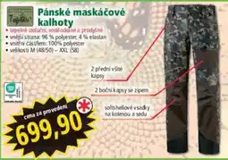 Norma Taylors pánské maskáčové kalhoty nabídka