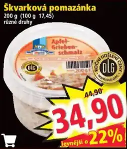 Norma DlG škvarková pomazánka nabídka