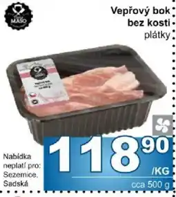 Jip Vepřový bok bez kostí plátky nabídka