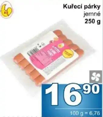 DZ kuřecí párky jemně