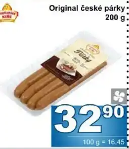 Jip České párky nabídka