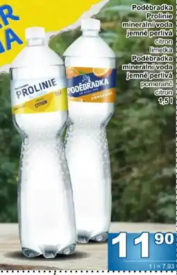 Jip Poděbradka Prolinie jemně perlivá citron limetka nabídka
