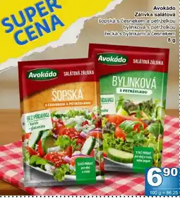 Jip Avokádo salátová zálivka šopská s česnekem a petrželkou nabídka