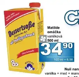Jip Matilde omáčka vanilková nabídka