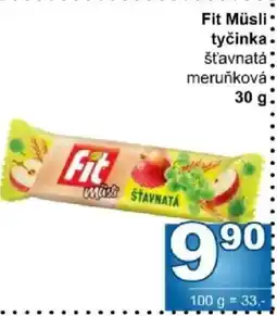 Jip Fit müsli šťavnatá nabídka