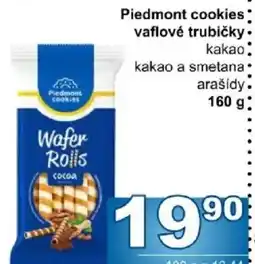 Jip Piedmont cookies vafl. trubičky kakao nabídka