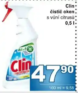 Jip Clin čistič oken s vůní citrusu nabídka