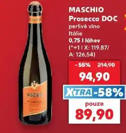 Kaufland Maschio Prosecco Doc nabídka