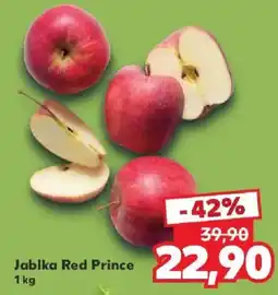 Kaufland Jablka Red Prince nabídka