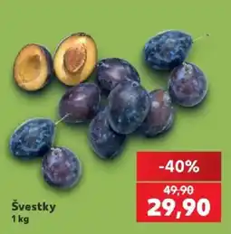 Kaufland Švestky nabídka