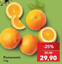 Kaufland Pomeranče nabídka