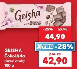 Kaufland Geisha Čokoláda nabídka