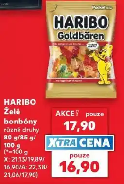 Kaufland Haribo želé bonbóny různé druhy nabídka