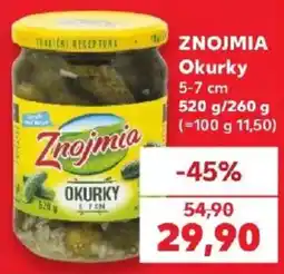 Kaufland Znojmia okurky nabídka