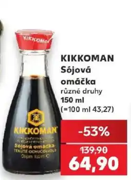 Kaufland Kikkoman sójová omáčka nabídka