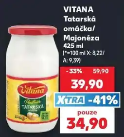 Kaufland Vitana tatarská omáčka nabídka