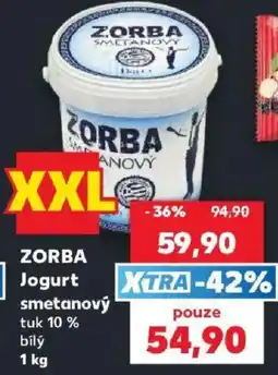 Kaufland Zorba jogurt smetanový nabídka