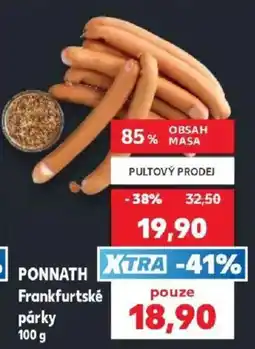 Kaufland Ponnath frankfurtské párky nabídka