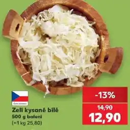 Kaufland Zelí kysané bílé nabídka