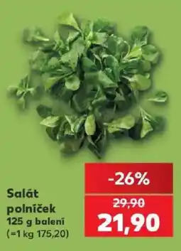 Kaufland Salát polníček nabídka
