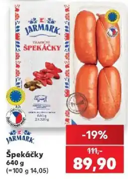 Kaufland Jarmark špekáčky nabídka