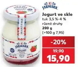 Kaufland Jarmark jogurt ve skle nabídka