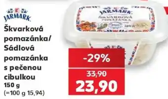 Kaufland Škvarková pomazánka/sádlová pomazánka s pečenou cibulkou nabídka