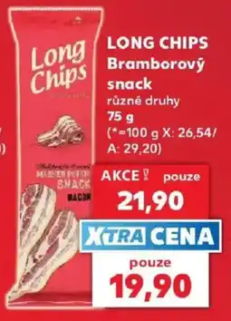 Kaufland Long Chips Bramborový snack nabídka
