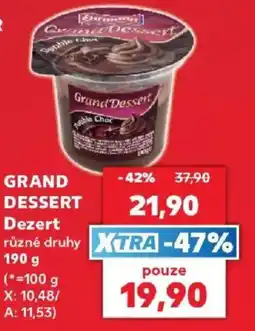 Kaufland Grand Dessert nabídka