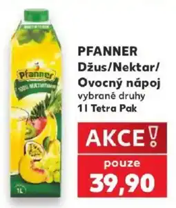 Kaufland Pfanner Džus/Nektar/Ovocný nápoj nabídka