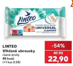 Kaufland Linteo vlhčené ubrousky nabídka