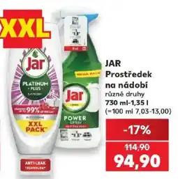 Kaufland Jar prostředek na nádobí nabídka