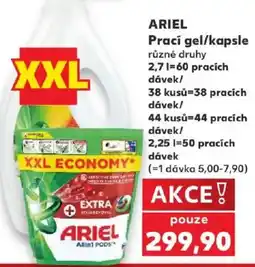 Kaufland Ariel prací gel/kapsle nabídka