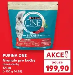 Kaufland Purina one granule pro kočky různé druhy nabídka