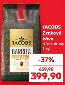 Kaufland Jacobs zrnková káva nabídka