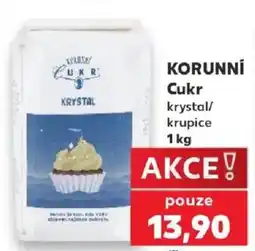 Kaufland Korunní cukr krystal/krupice nabídka