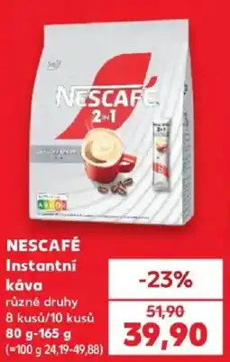 Kaufland Nescafé instantní káva nabídka
