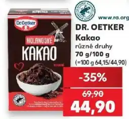Kaufland Dr. Oetker kakao nabídka