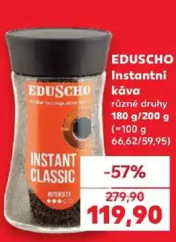 Kaufland Eduscho instantní káva nabídka