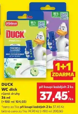 Kaufland Duck wc disk nabídka