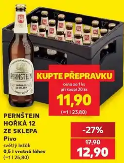 Kaufland Pernštejn hořká 12 ze sklepa nabídka
