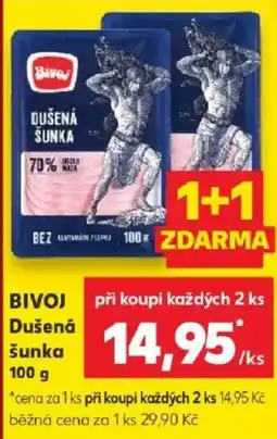 Kaufland Bivoj dušená šunka nabídka