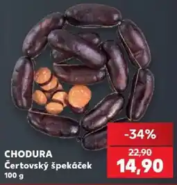 Kaufland Chodura čertovský špekáček nabídka