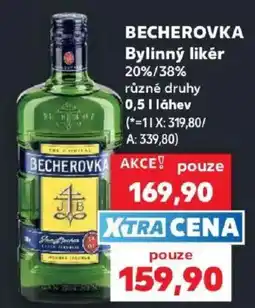 Kaufland Becherovka nabídka