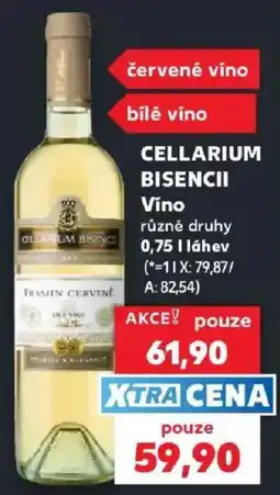 Kaufland Cellarium Bisencii Víno nabídka
