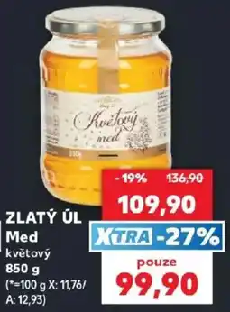 Kaufland Zlatý úl med květový nabídka