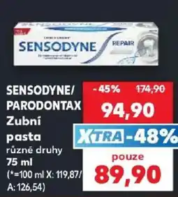 Kaufland Sensodyne zubní pasta nabídka